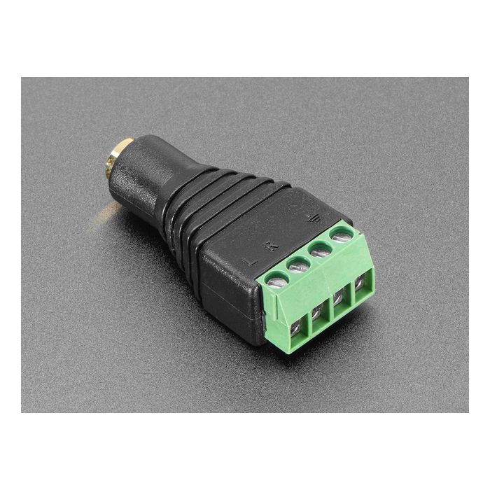 3.5mm (1/8") 4-Pole (TRRS) Audio Jack Terminal Block