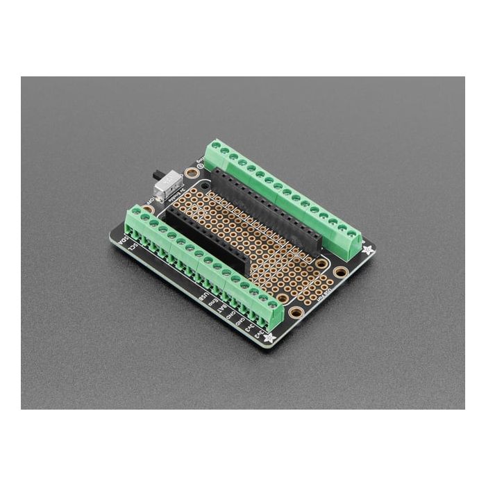 Assembled Terminal Block Breakout FeatherWing for all Feathers
