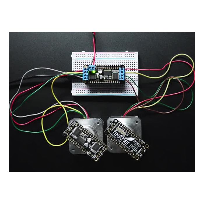 DC Motor + Stepper FeatherWing Add-on For All Feather Boards