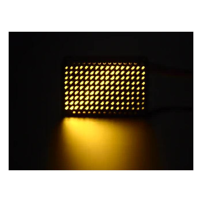 LED Charlieplexed Matrix - 9x16 LEDs - Yellow