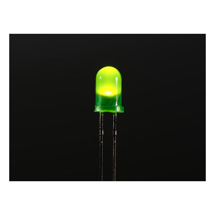 Diffused Green 5mm LED (25 pack)