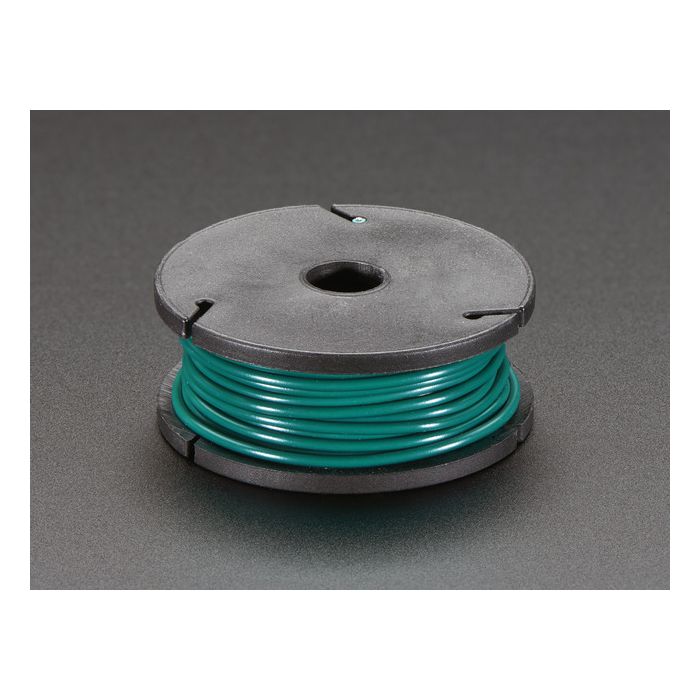 Solid-Core Wire Spool - 25ft - 22AWG - Green