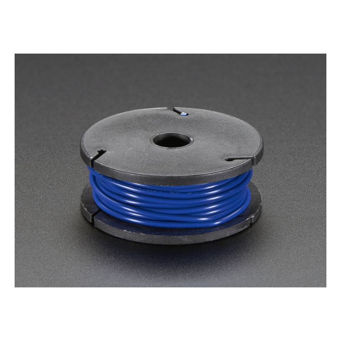 Solid-Core Wire Spool - 25ft - 22AWG - Blue