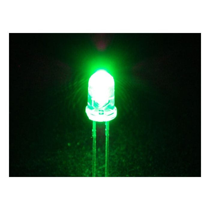 Super Bright Green 5mm LED (25 pack)