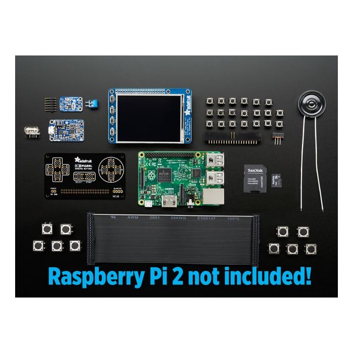 PiGRRL 2.0 Kit Pack - Build your own Pi Game Emulator!