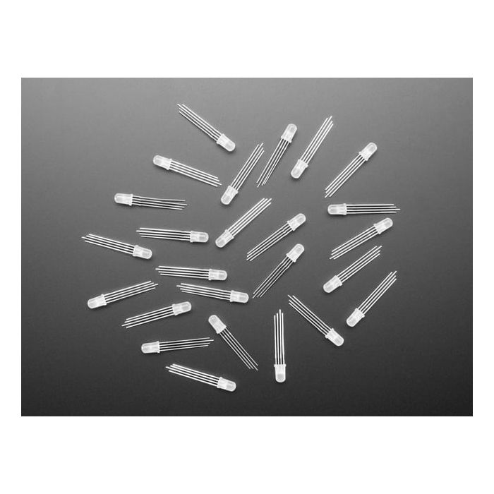 Diffused RGB 5mm LED (25 pack)