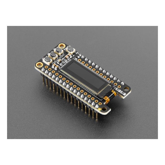 Assembled Adafruit FeatherWing OLED