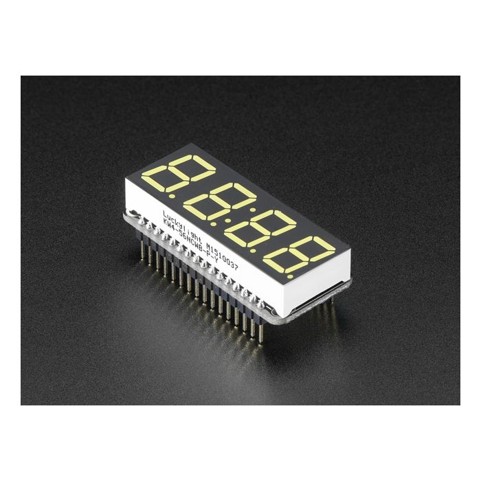 Adafruit 0.56" 4-Digit 7-Segment Display w/ FeatherWing - White