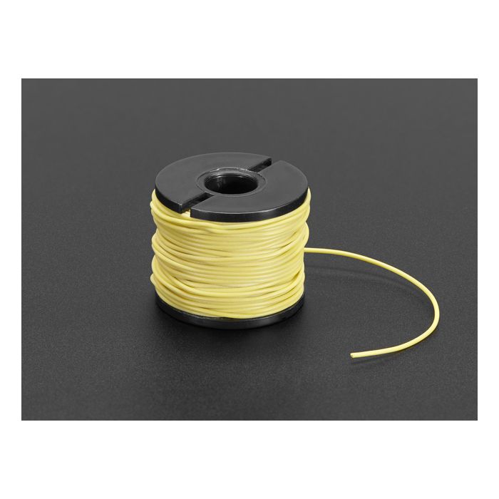 Silicone Cover Stranded-Core Wire - 50ft 30AWG Yellow