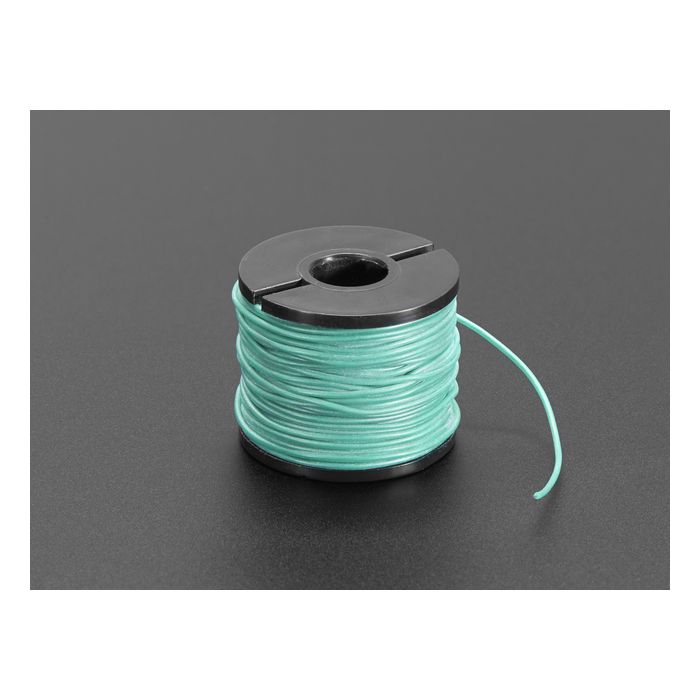 Silicone Cover Stranded-Core Wire - 50ft 30AWG Green