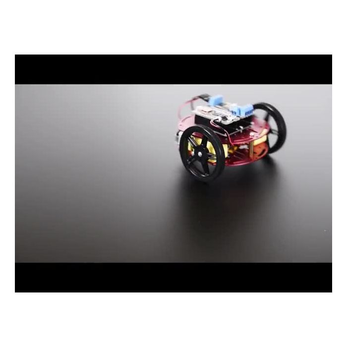 Mini Round Robot Chassis Kit - 2WD with DC Motors