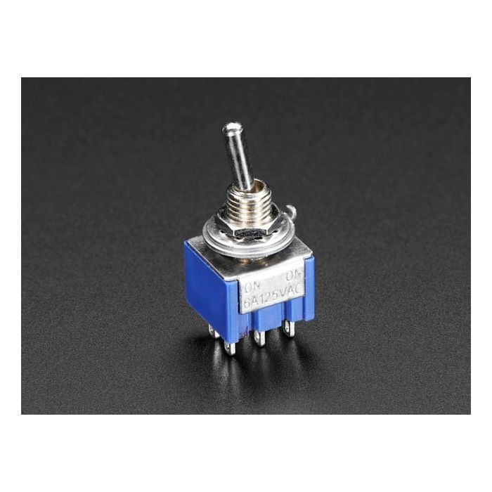 Mini Panel Mount DPDT Toggle Switch