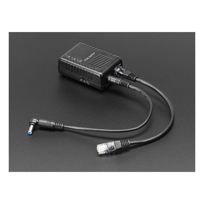 802.3af PoE Output Data & Power Splitter - 5/9/12V