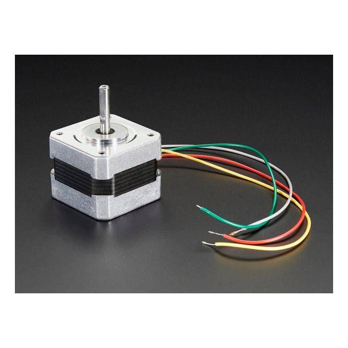 Stepper motor - NEMA-17 size - 200 steps/rev, 12V 350mA