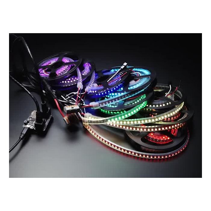 Adafruit NeoPXL8 FeatherWing for Feather M0 - 8 x DMA NeoPixels!