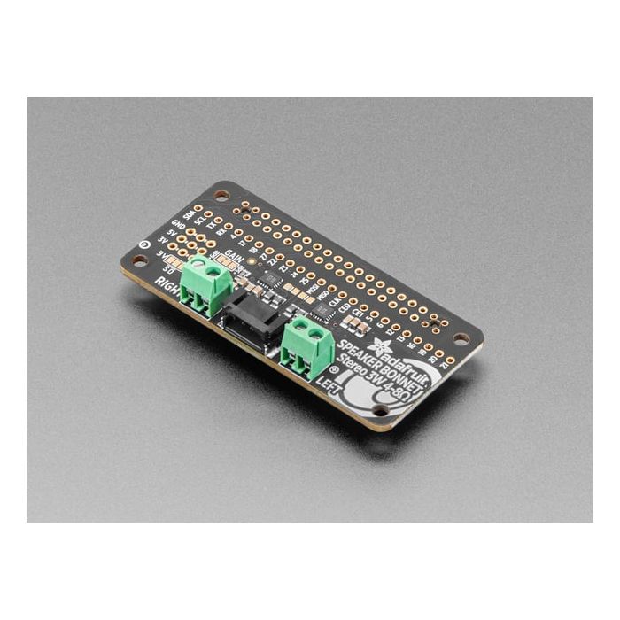 Adafruit I2S 3W Stereo Speaker Bonnet for Raspberry Pi