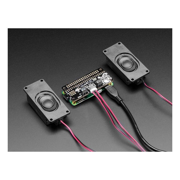 Stereo Bonnet Pack for Raspberry Pi Zero W - Includes Pi Zero W