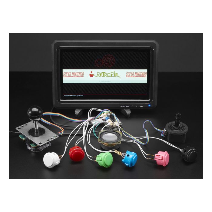 Adafruit Arcade Bonnet for Raspberry Pi with JST Connectors