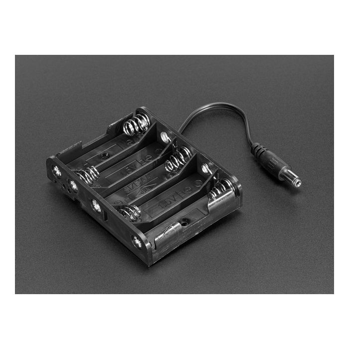 5 x AA Battery Holder with 2.1mm DC Jack