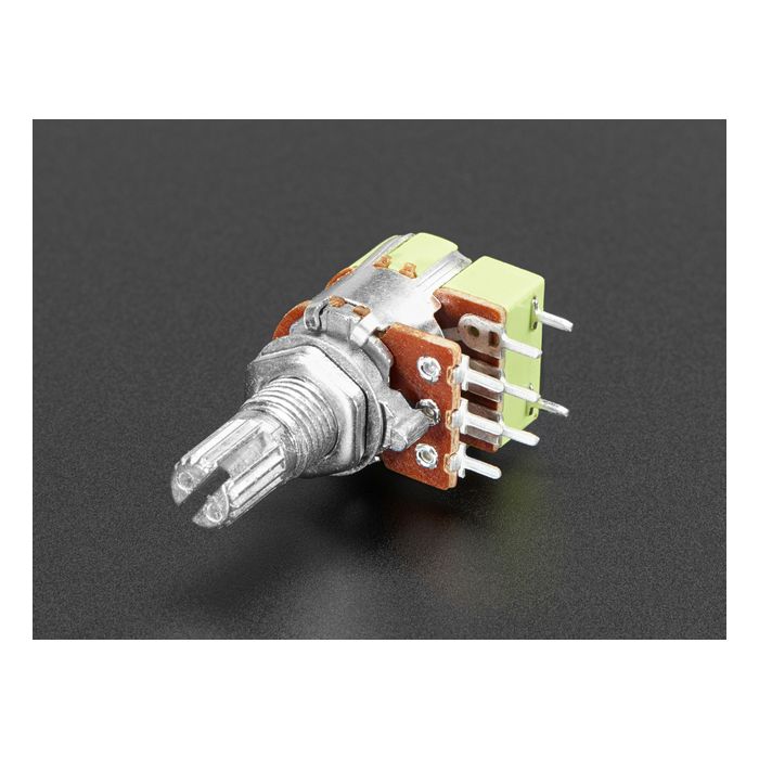 Panel Mount 10K Dual Log Potentiometer w/ On-Off Switch