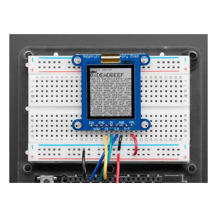 Adafruit SHARP Memory Display Breakout - 1.3" 168x144 Monochrome