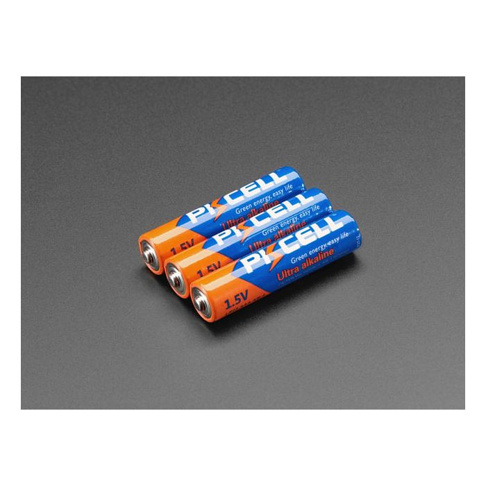 Alkaline AAA batteries - 3 pack