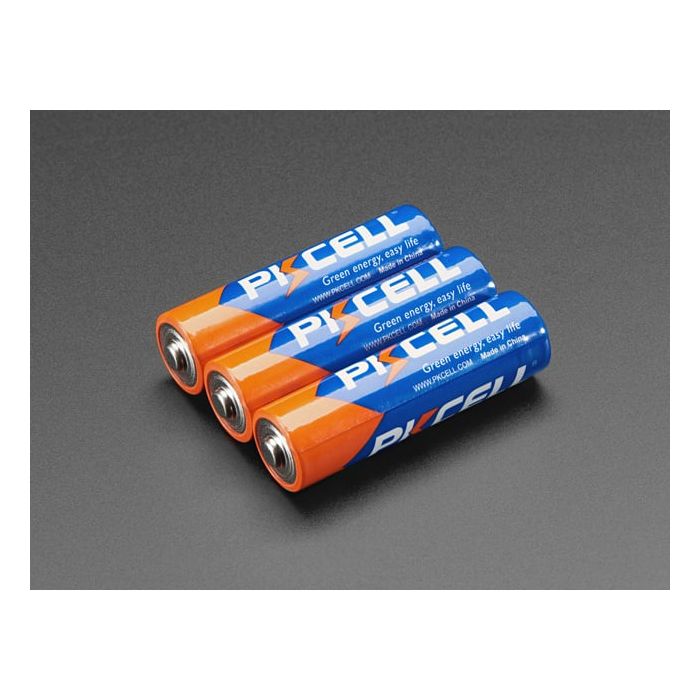 Alkaline AA batteries (LR6) - 3 pack