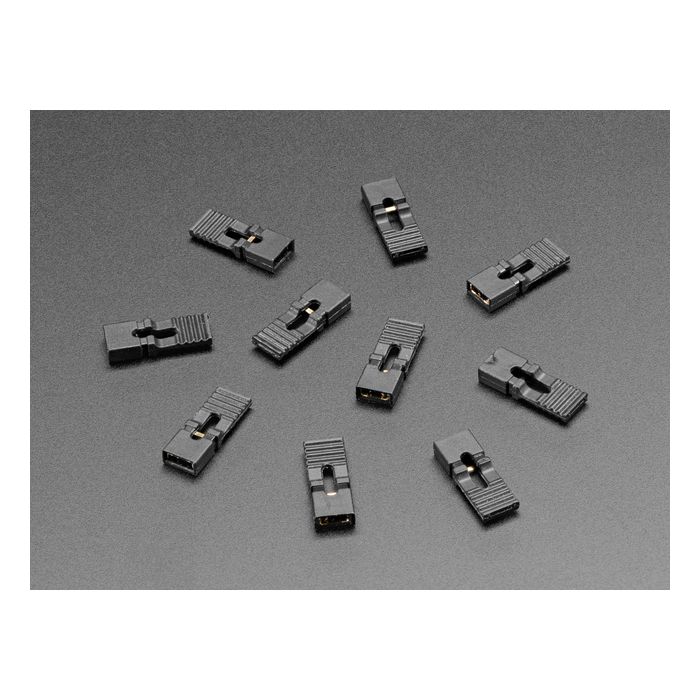 Jumper Shunt with Handle (0.1" / 2.54mm) – 10 Pack