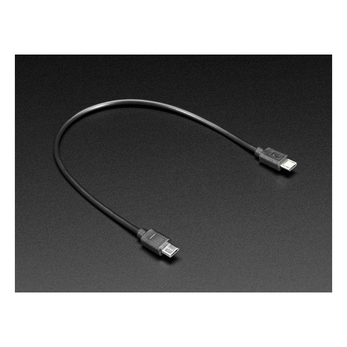 Micro USB to Micro USB OTG Cable - 10-12" / 25-30cm long