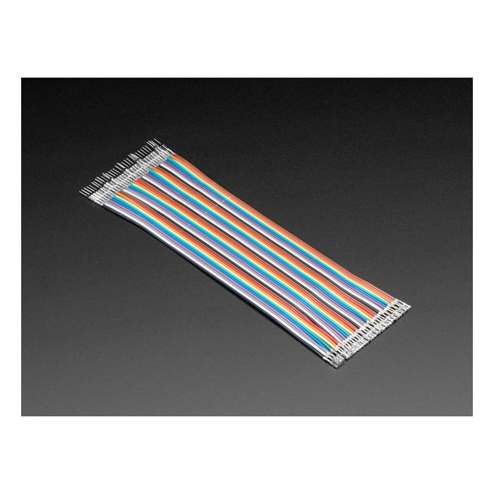 Premium Male/Female Raw Jumper Wires - 40 x 6"