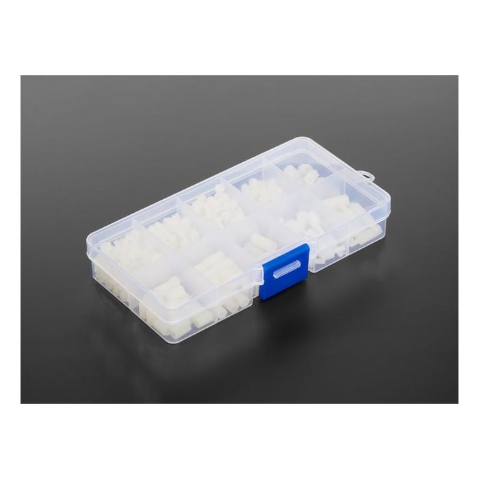 White Nylon Machine Screw and Stand-off Set – M2.5 Thread