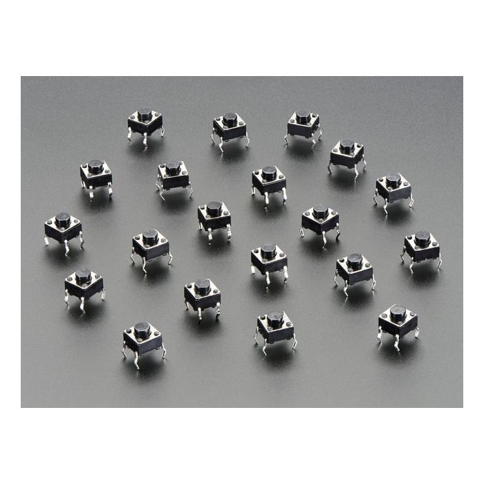 Tactile Button switch (6mm) x 20 pack