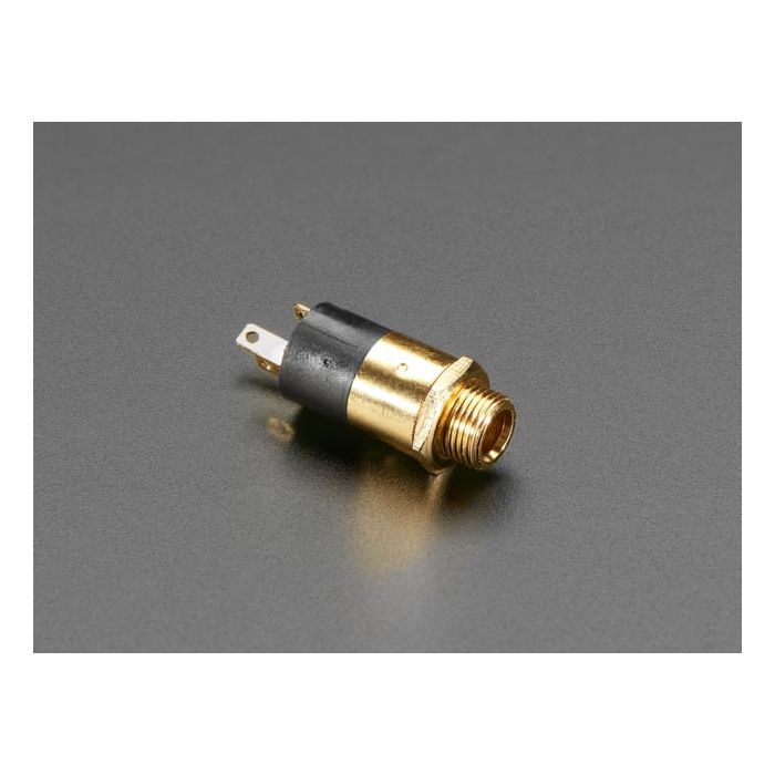 Panel Mount 1/8" / 3.5mm TRS Audio Jack Connector