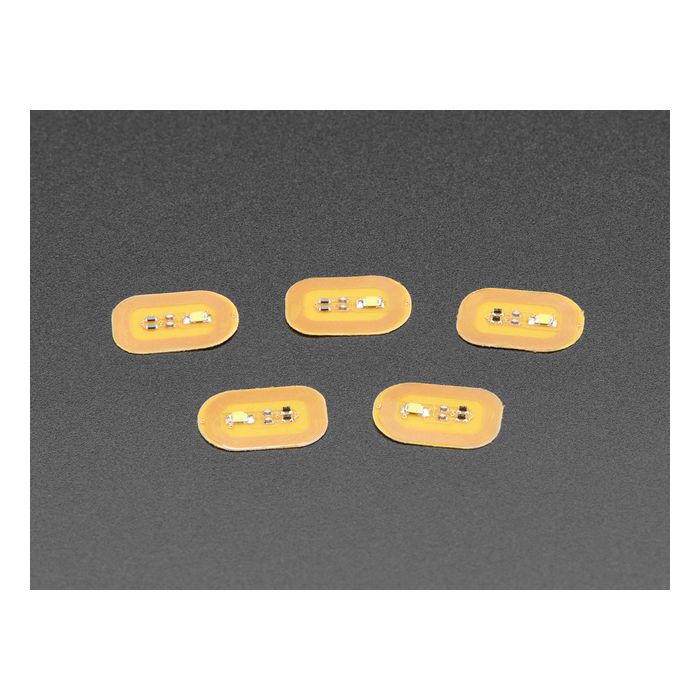 RFID/NFC Nail Stickers - 5 Pack with White LEDs