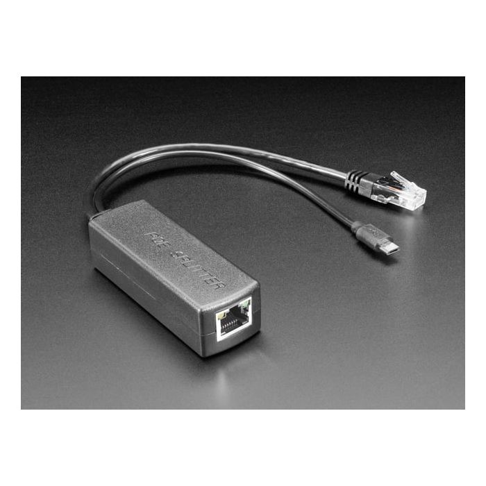 PoE Splitter with MicroUSB Plug - Isolated 12W - 5V 2.4 Amp