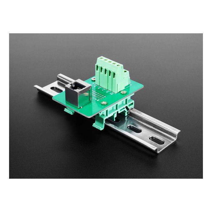 DIN Rail RJ-45 To Terminal Block Adapter