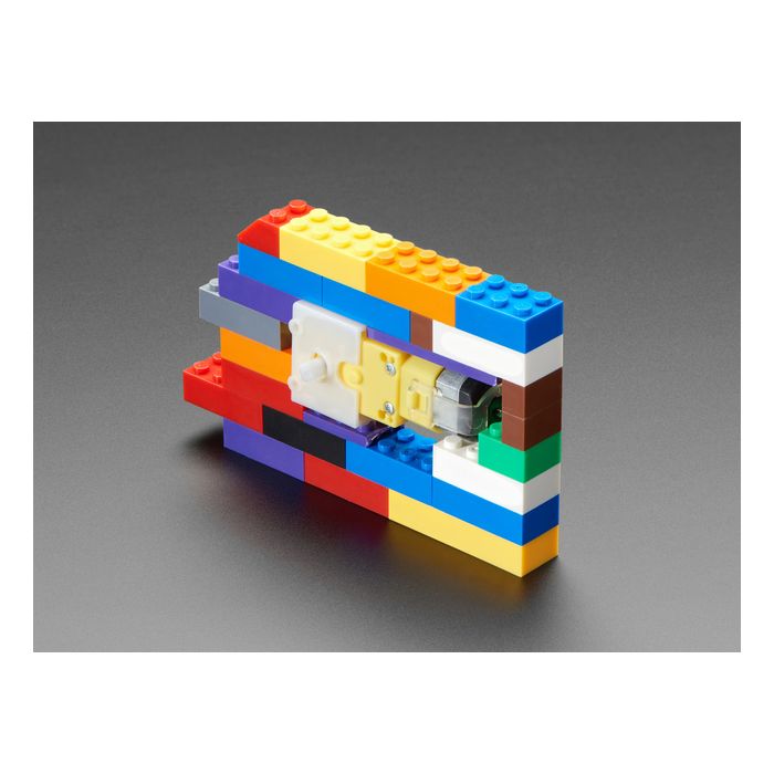 LEGO compatible Brick Bracket for DC Gearbox "TT" Motor