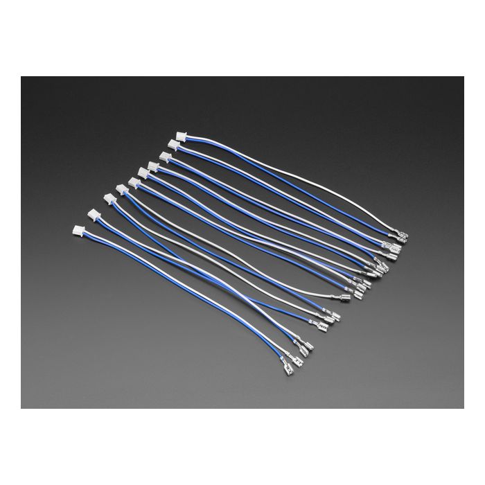 Arcade Button and Switch Quick-Connect Wires - 0.187" (10-pack)