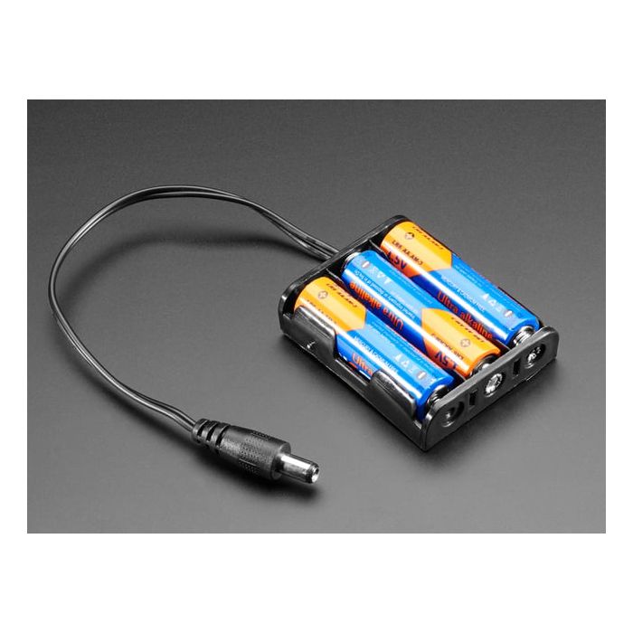 3 x AA Battery Holder with 2.1mm Plug