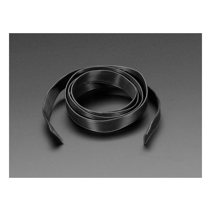 Silicone Cover Stranded-Core Ribbon Cable - 10 Wire 1 Meter Long