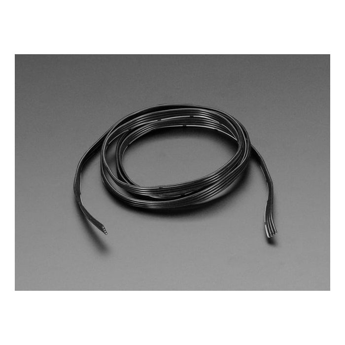 Silicone Cover Stranded-Core Ribbon Cable - 4 Wires 1 Meter Long