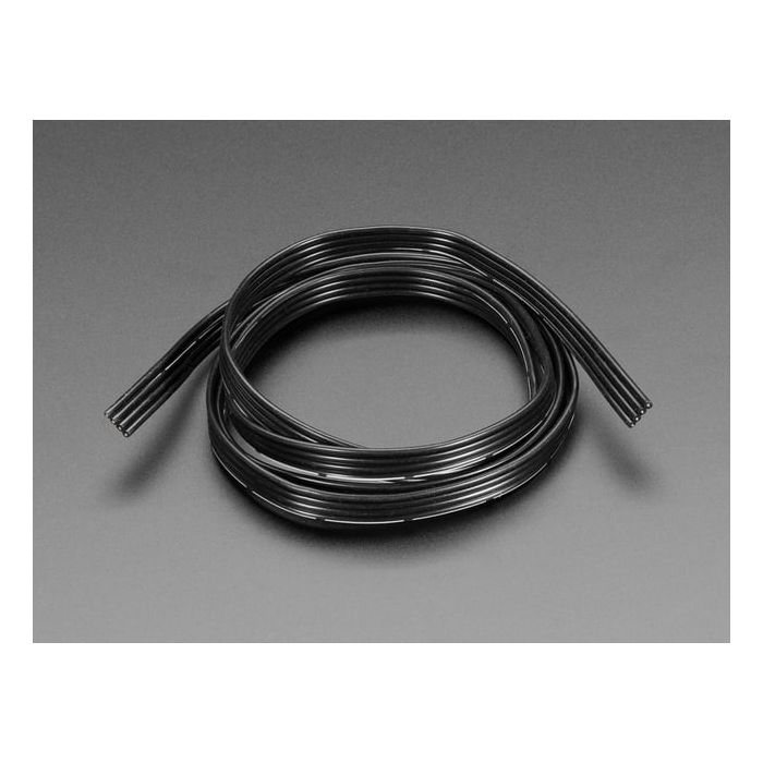 Silicone Cover Stranded-Core Ribbon Cable - 4 Wires 1 Meter Long