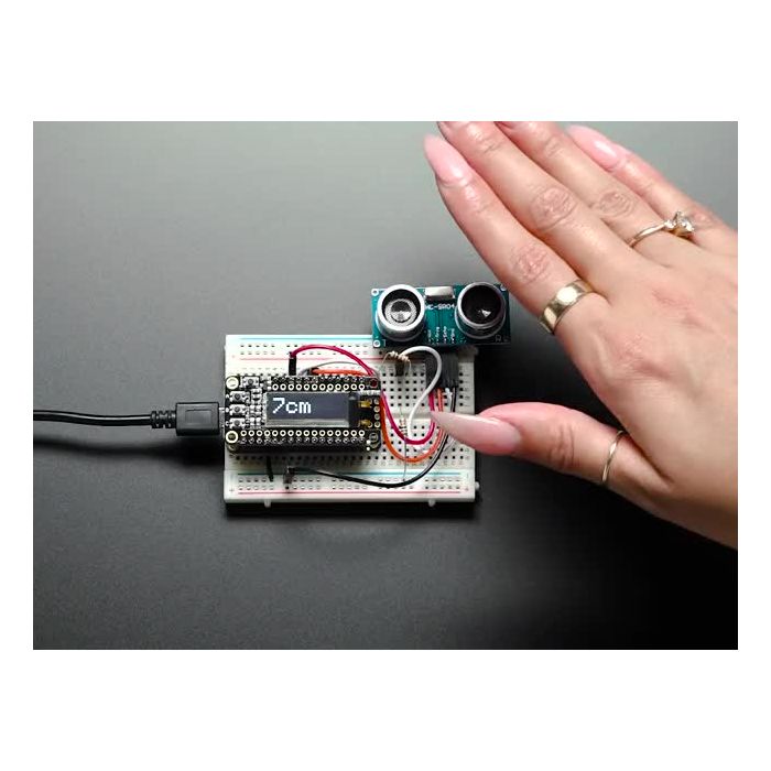 HC-SR04 Ultrasonic Sonar Distance Sensor + 2 x 10K resistors