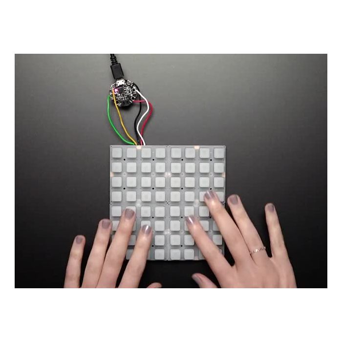 Adafruit NeoTrellis RGB Driver PCB for 4x4 Keypad