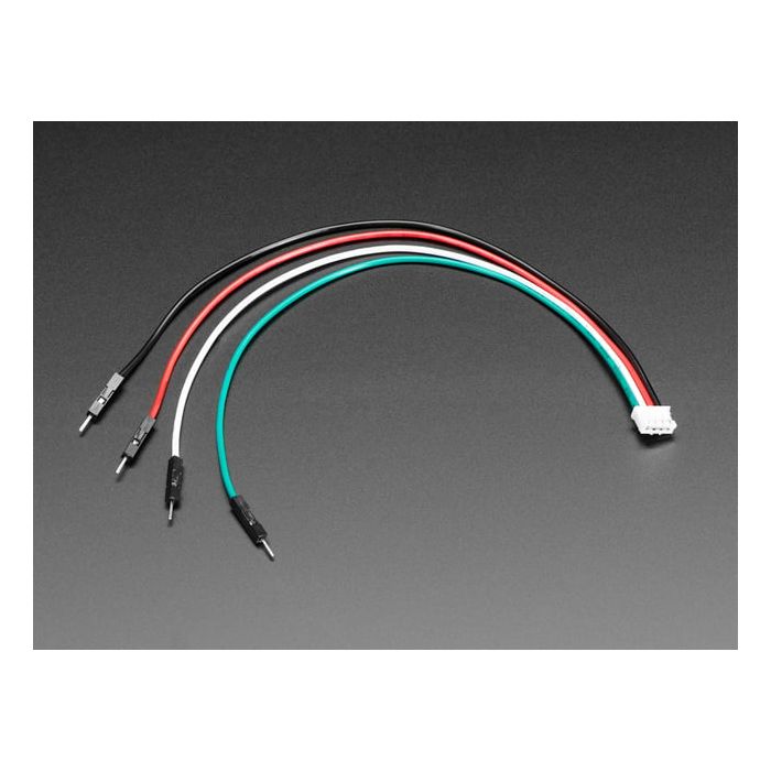 JST PH 2mm 4-Pin to Male Header Cable - I2C STEMMA Cable - 200mm
