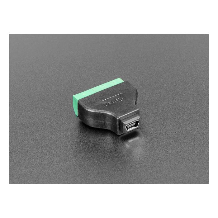 USB Mini B Female Socket to 5-pin Terminal Block