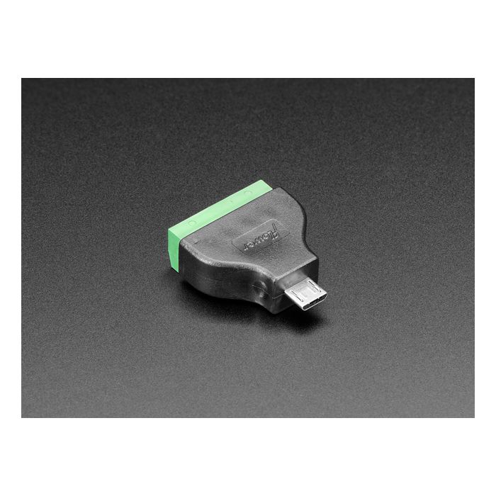 USB Micro B Male Plug to 5-pin Terminal Block