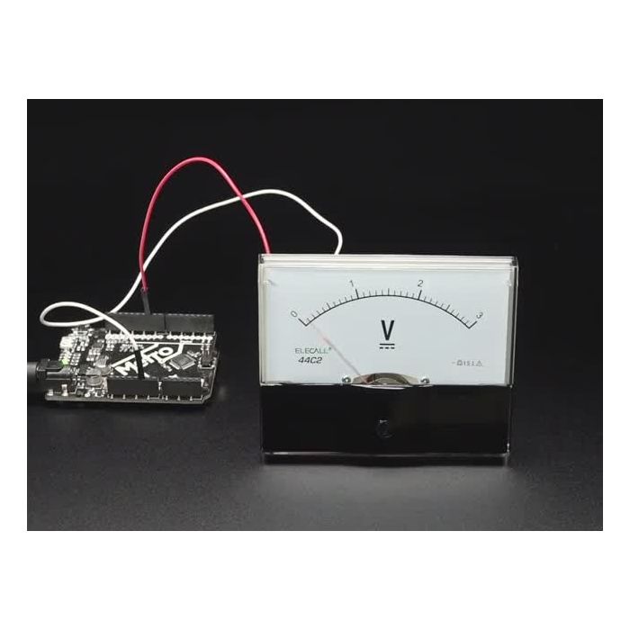 Large 3V Analog Panel Meter