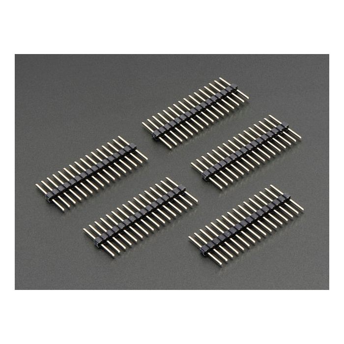 Extra-long break-away 0.1" 16-pin strip male header (5 pieces)