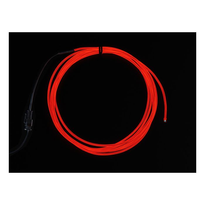 Red Electroluminescent (EL) Wire - 2.5 meters